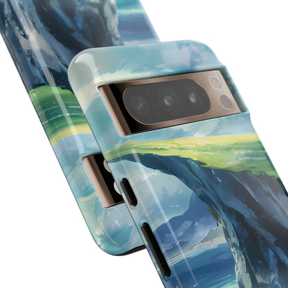 Anime Cliff by the Sea - Smartphone Tough Cases