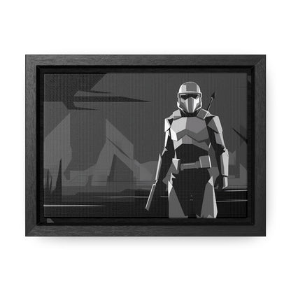 The Lone Protector - Gallery Canvas Wraps, Horizontal Frame