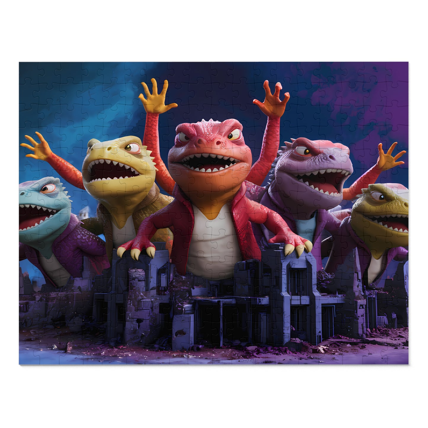 Lizard Band Invasion - Jigsaw Puzzle (30, 110, 252, 500,1000-Piece)