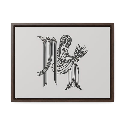 Virgo Lines - Gallery Canvas Wraps, Horizontal Frame