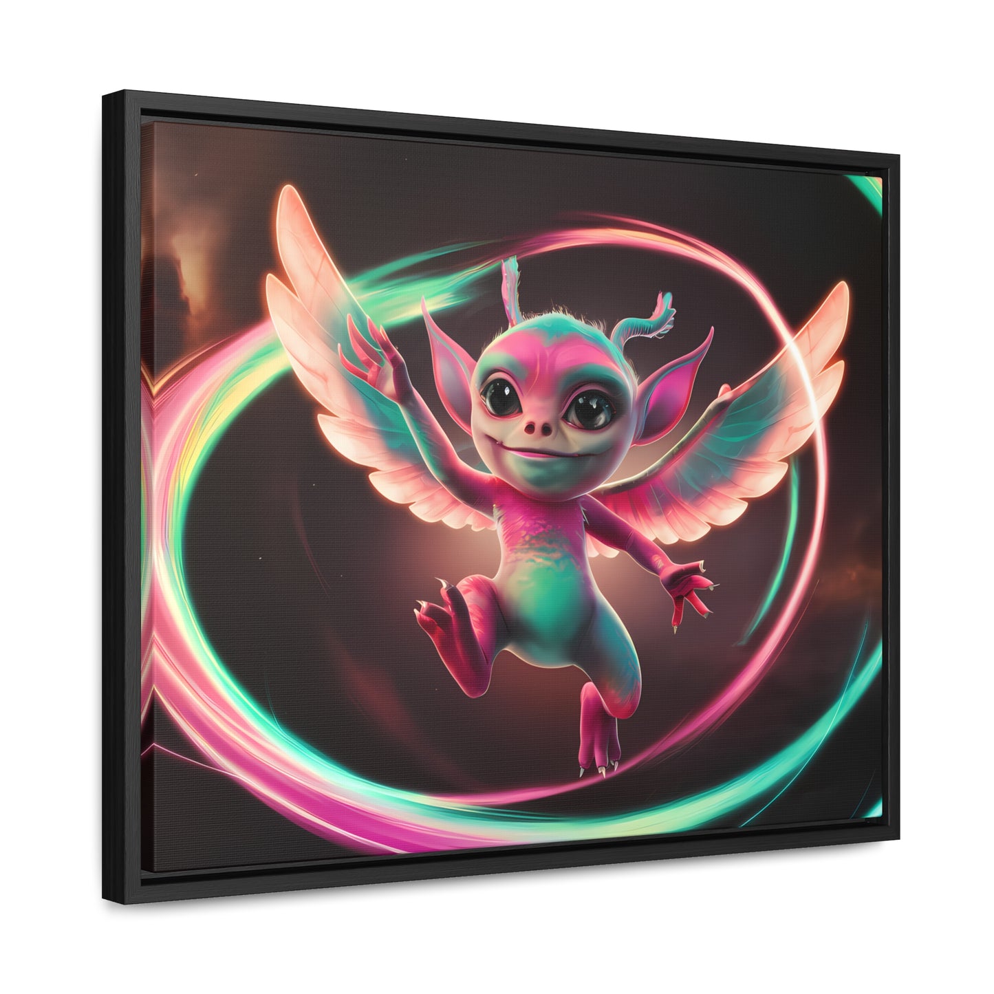 Wings of Radiant Joy - Gallery Canvas Wraps, Horizontal Frame