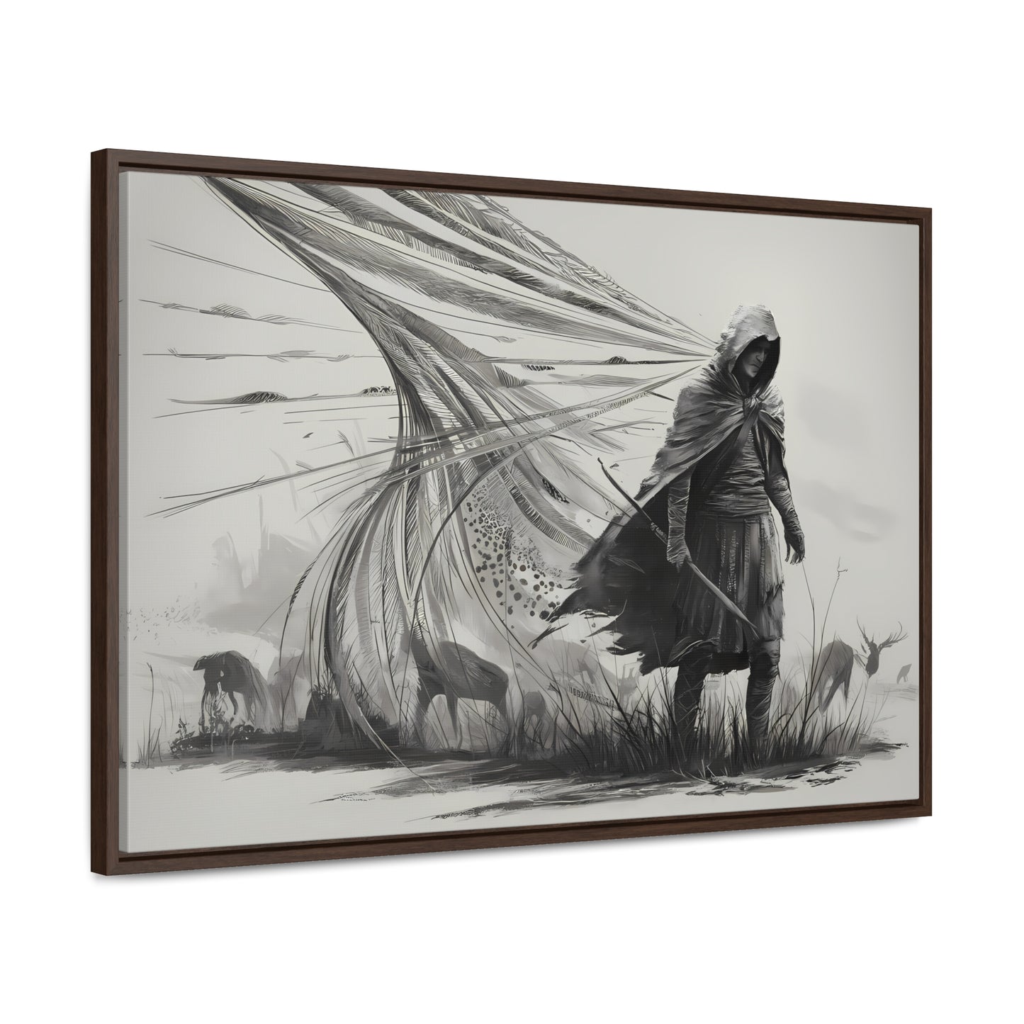 Whispers of the Windwalker - Gallery Canvas Wraps, Horizontal Frame