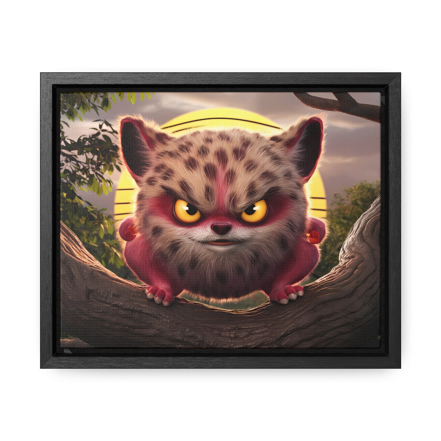 Guardian of the Sunset Forest - Gallery Canvas Wraps, Horizontal Frame