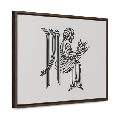 Virgo Lines - Gallery Canvas Wraps, Horizontal Frame