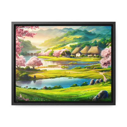 Serenity in Spring Meadows - Gallery Canvas Wraps, Horizontal Frame