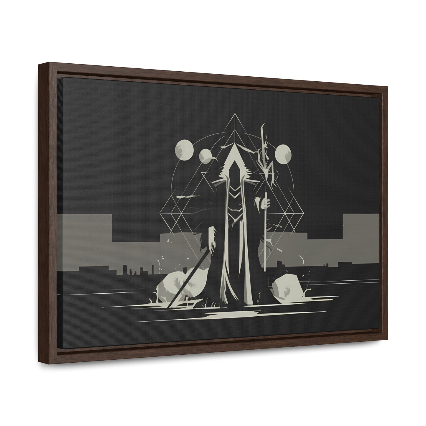 The Arcane Guardian of the Shadows - Gallery Canvas Wraps, Horizontal Frame