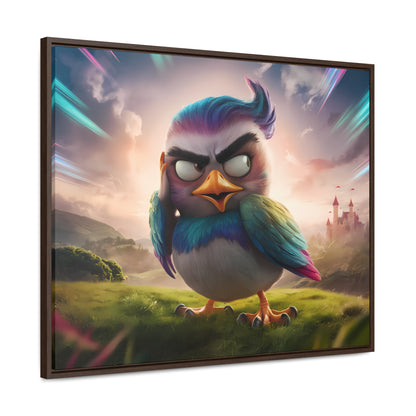 Feathered Fury: The Guardian of the Sky - Gallery Canvas Wraps, Horizontal Frame