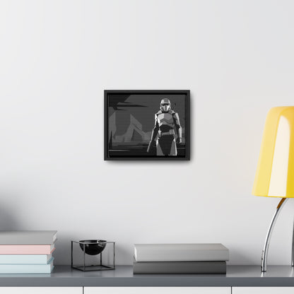 The Lone Protector - Gallery Canvas Wraps, Horizontal Frame