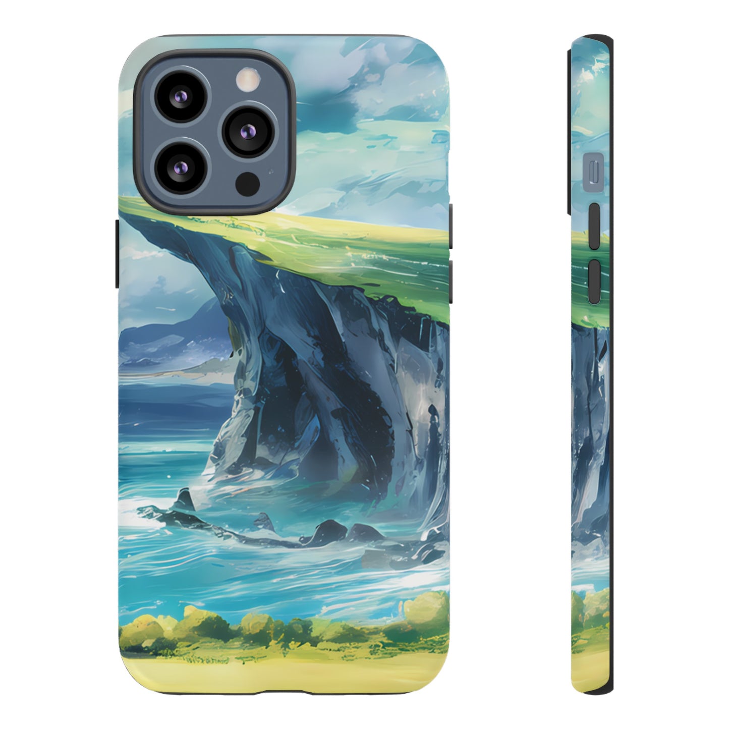 Anime Cliff by the Sea - Smartphone Tough Cases