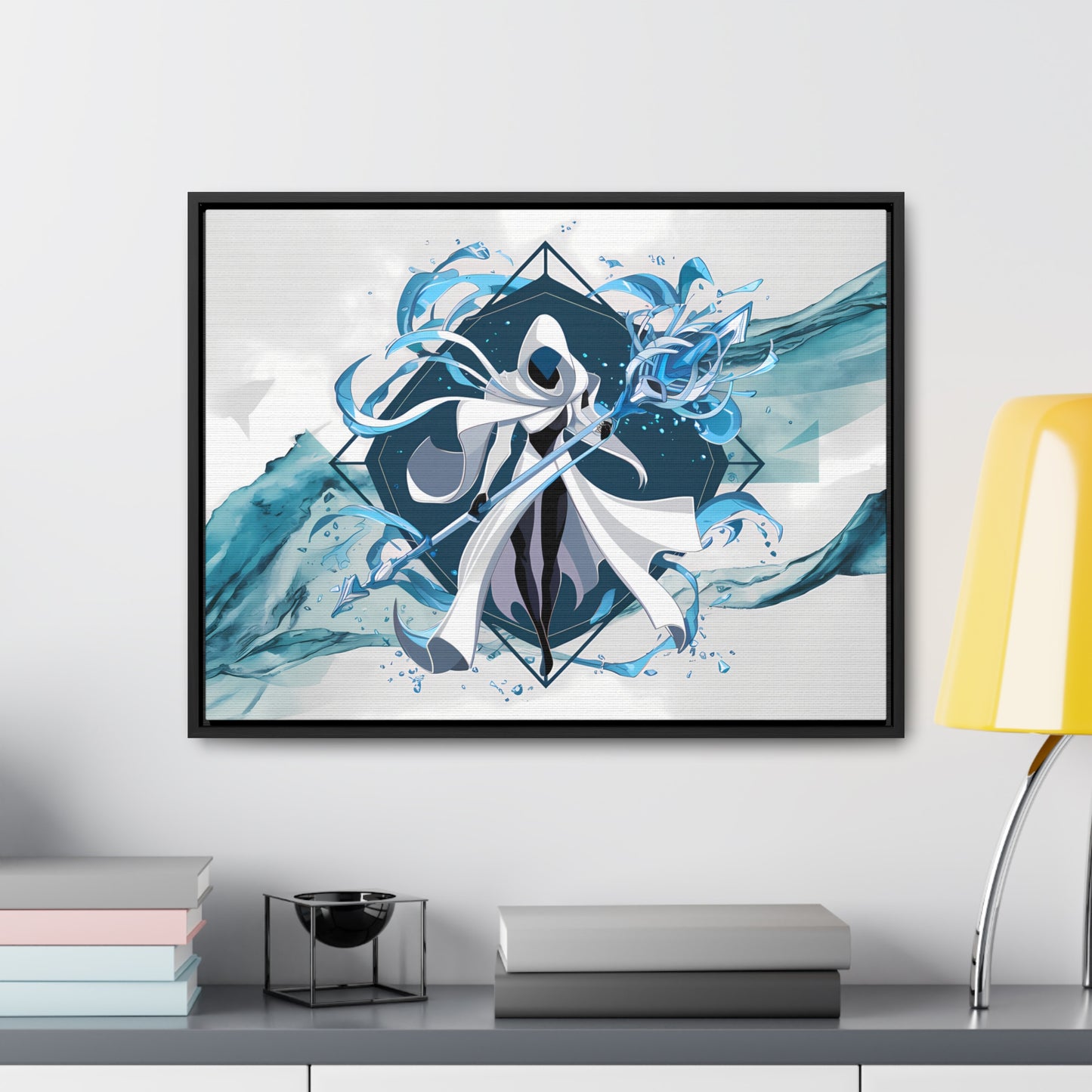 Ethereal Sentinel of the Tides - Gallery Canvas Wraps, Horizontal Frame