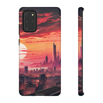 Anime City at Dawn - Smartphone Tough Cases