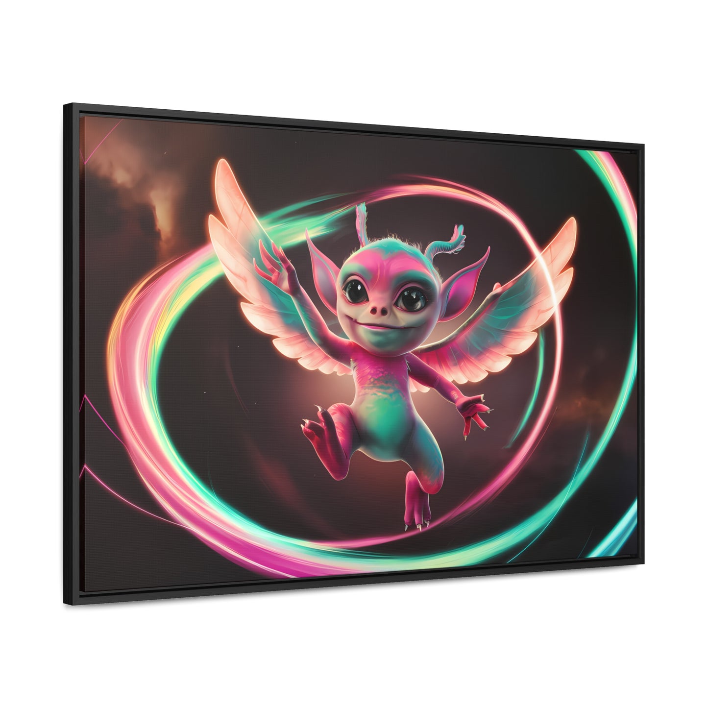 Wings of Radiant Joy - Gallery Canvas Wraps, Horizontal Frame