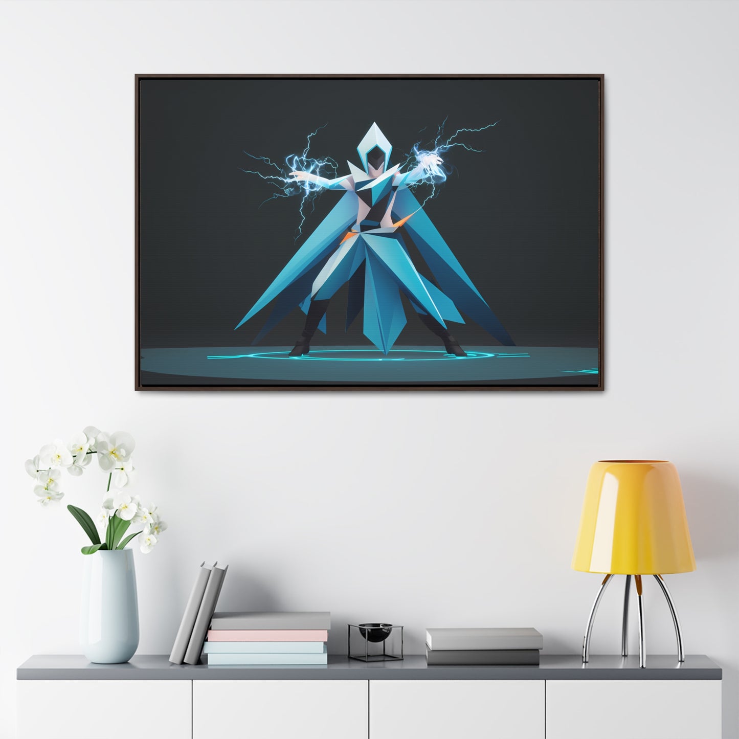 Stormbound Sentinel - Gallery Canvas Wraps, Horizontal Frame