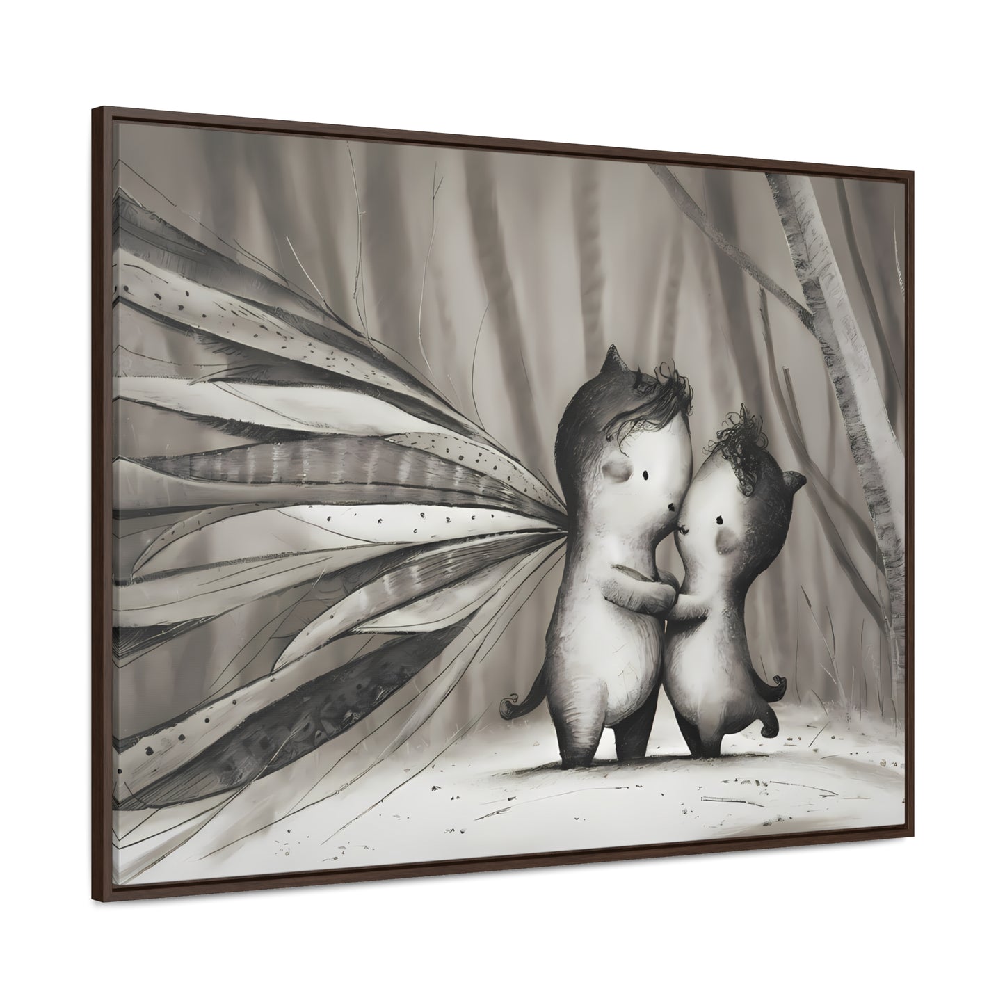 Whispers of the Forest - Gallery Canvas Wraps, Horizontal Frame