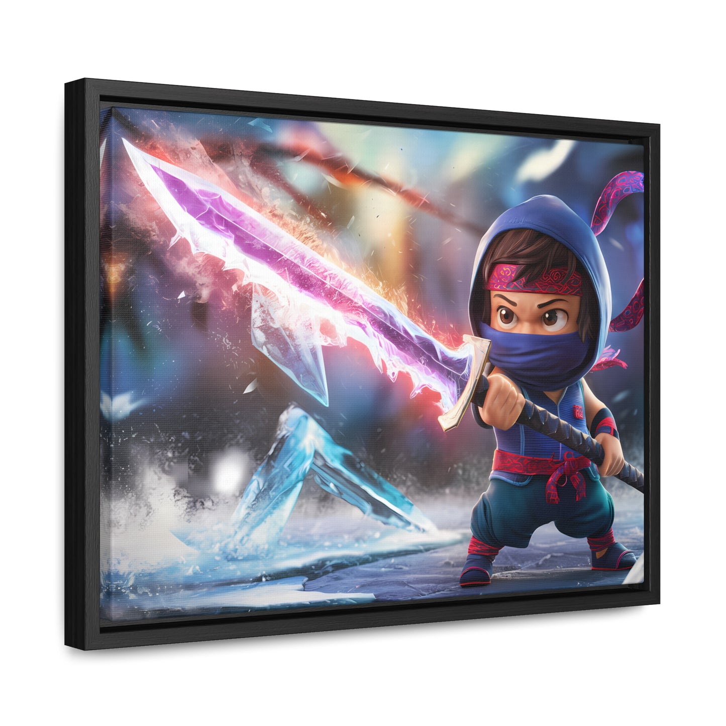 Blade of the Frozen Shadow - Gallery Canvas Wraps, Horizontal Frame