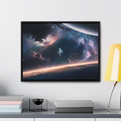 Ascension Beyond the Horizon - Gallery Canvas Wraps, Horizontal Frame