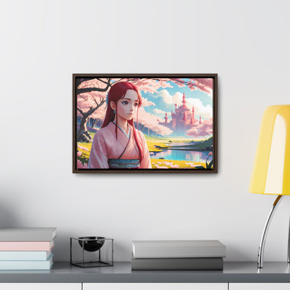 "Whispers of Spring in the Enchanted Realm" - Gallery Canvas Wraps, Horizontal Frame