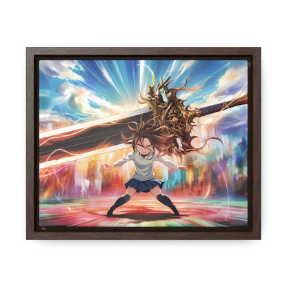 Blade of the Infinite Resolve - Gallery Canvas Wraps, Horizontal Frame