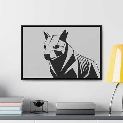 Geometric Guardian - Gallery Canvas Wraps, Horizontal Frame