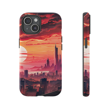 Anime City at Dawn - Smartphone Tough Cases