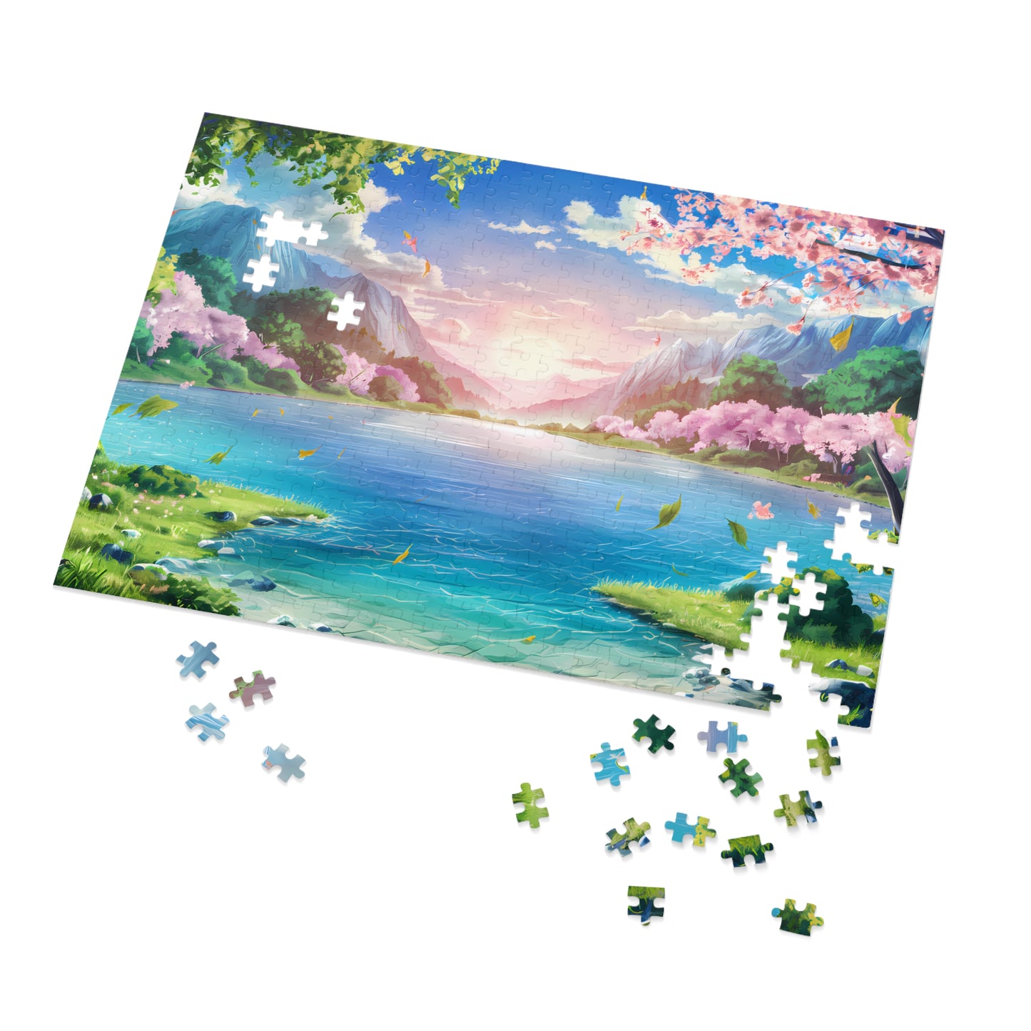 Serenity in Bloom - Jigsaw Puzzle (30, 110, 252, 500,1000-Piece)