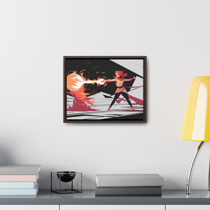 Conjuring the Firestorm - Gallery Canvas Wraps, Horizontal Frame