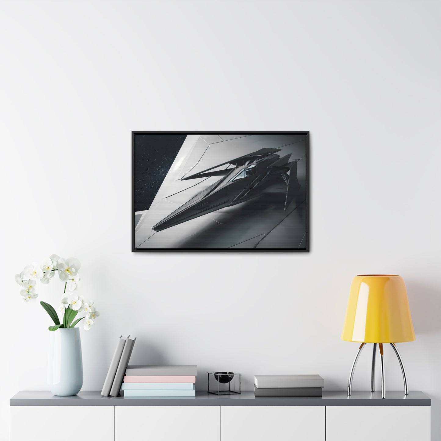 Starlance Stealth Interceptor - Gallery Canvas Wraps, Horizontal Frame