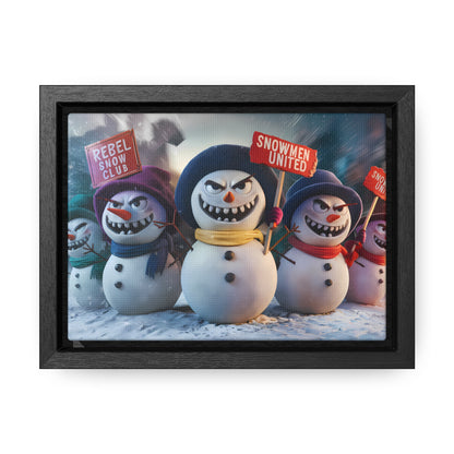 Frosty Revolt - Gallery Canvas Wraps, Horizontal Frame