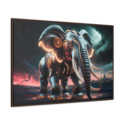 "Clockwork Titan" - Gallery Canvas Wraps, Horizontal Frame