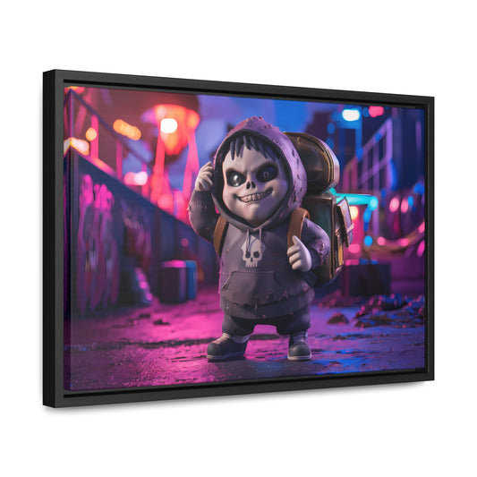 Midnight Mischief - Gallery Canvas Wraps, Horizontal Frame