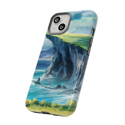 Anime Cliff by the Sea - Smartphone Tough Cases