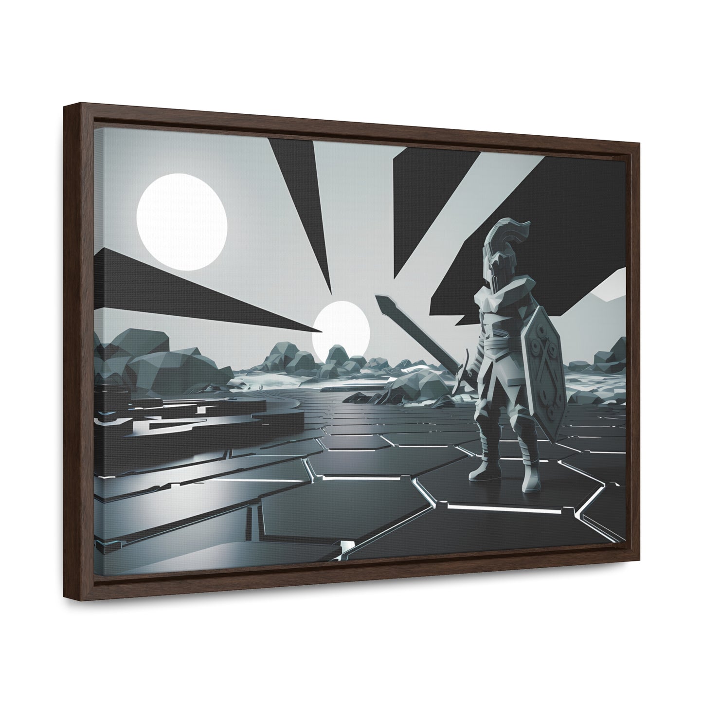 Guardian of the Twin Suns - Gallery Canvas Wraps, Horizontal Frame