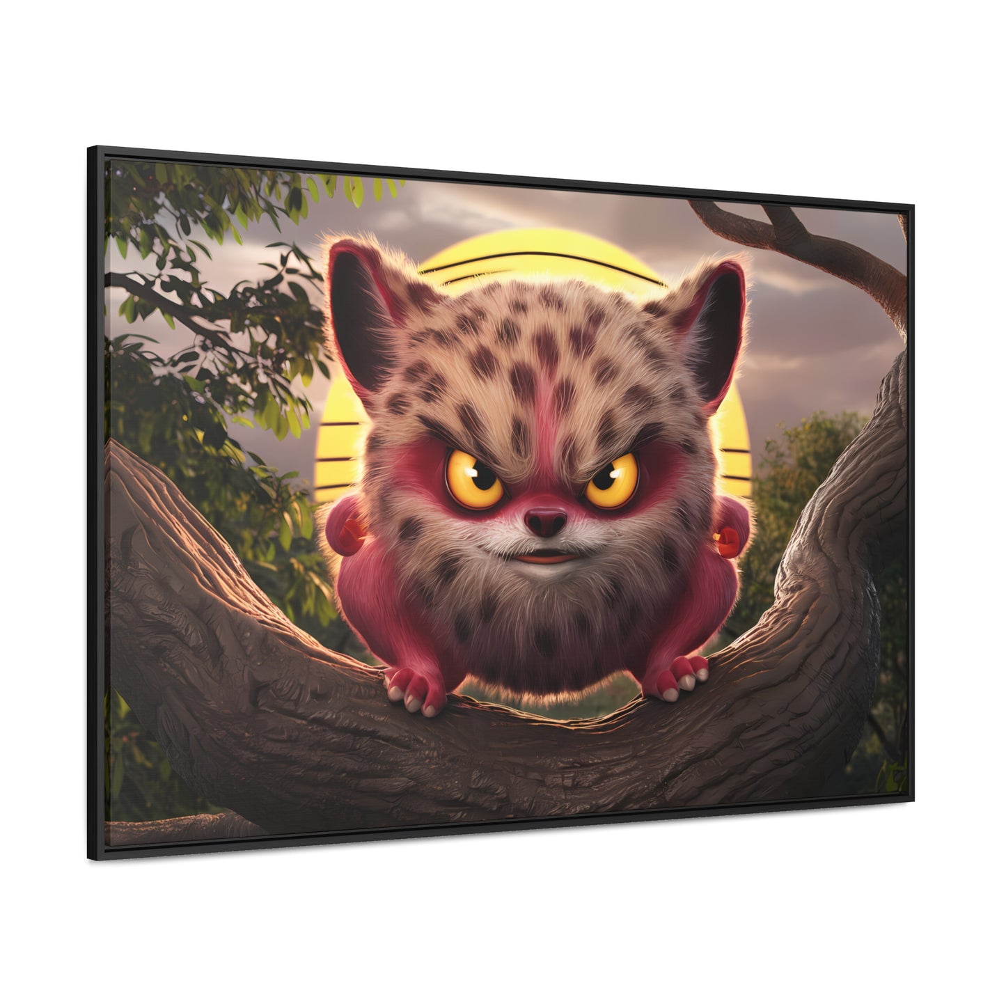 Guardian of the Sunset Forest - Gallery Canvas Wraps, Horizontal Frame