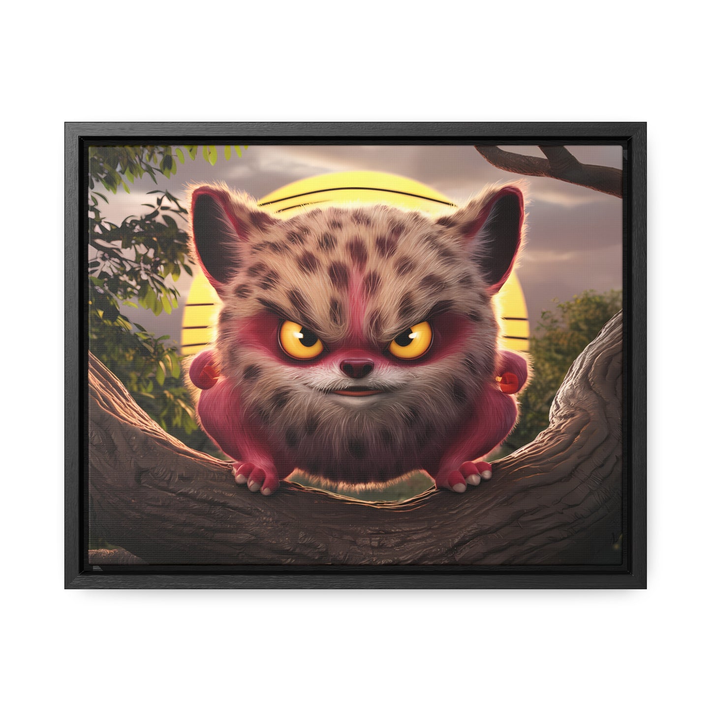 Guardian of the Sunset Forest - Gallery Canvas Wraps, Horizontal Frame