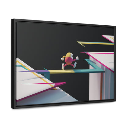 "Leaping Through Dimensions" - Gallery Canvas Wraps, Horizontal Frame