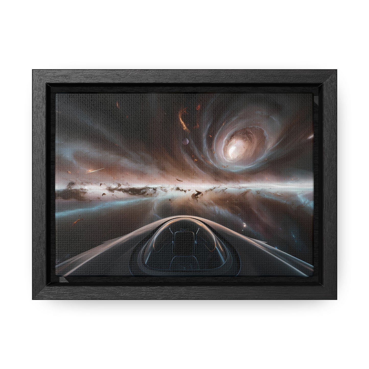 Journey Through the Celestial Abyss - Gallery Canvas Wraps, Horizontal Frame