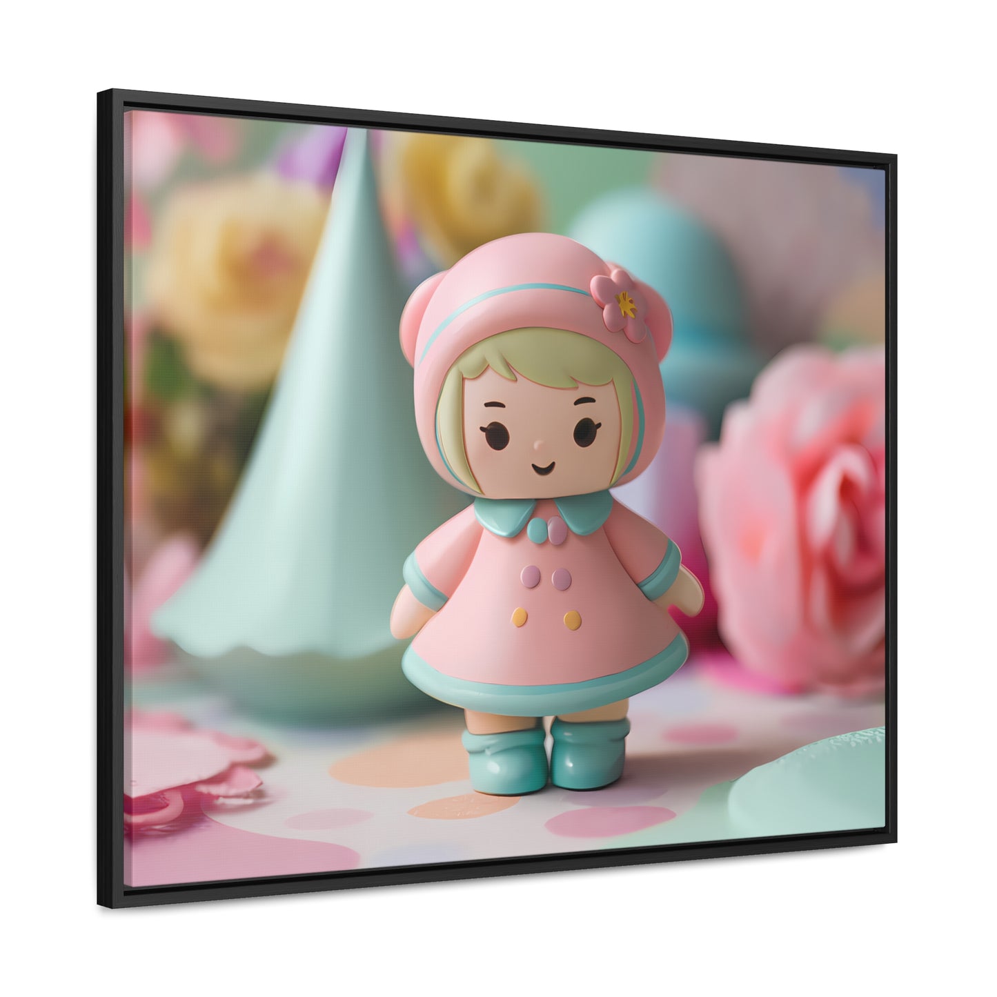 Sweet Pastel Dreamland - Gallery Canvas Wraps, Horizontal Frame