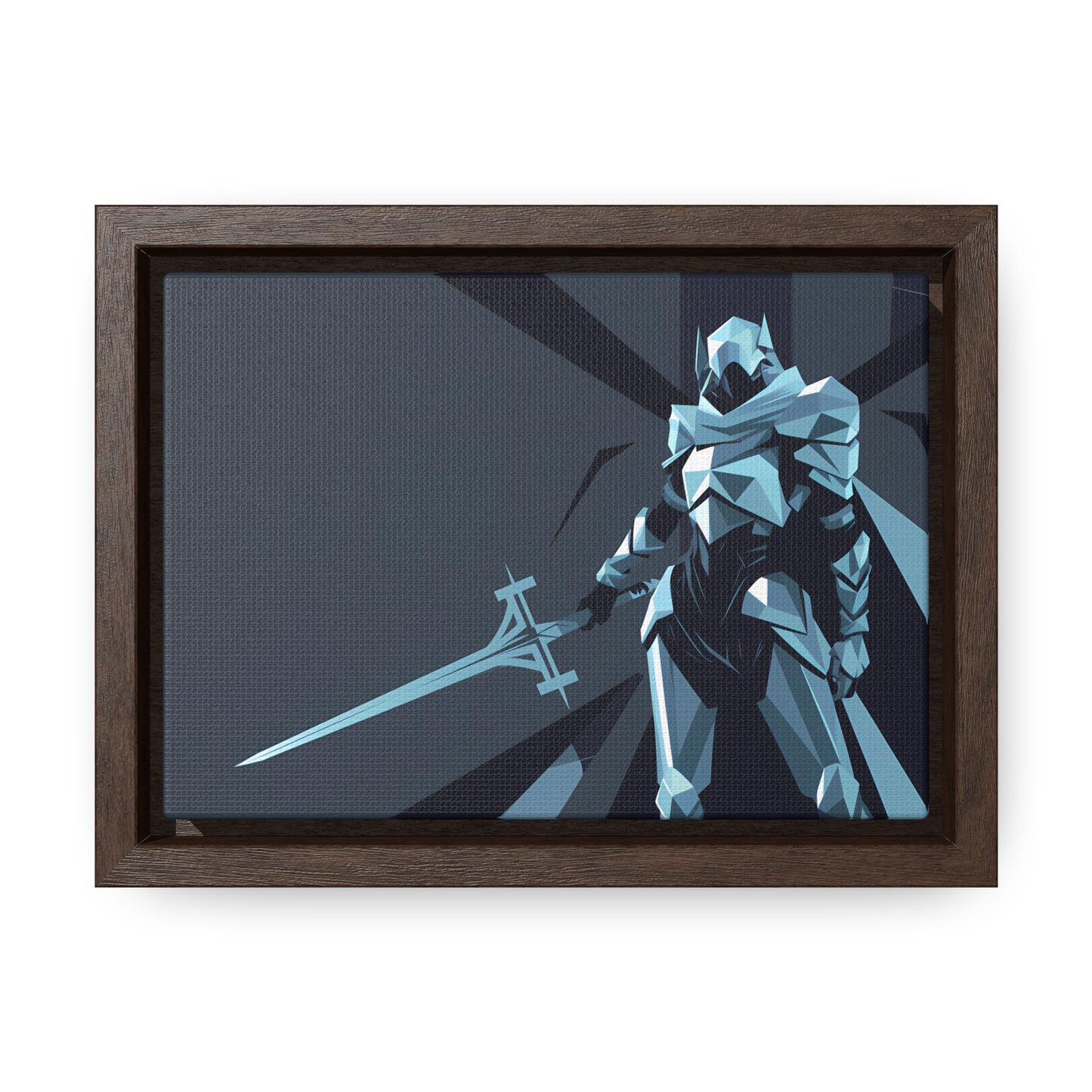 Knight of the Shattered Realm - Gallery Canvas Wraps, Horizontal Frame