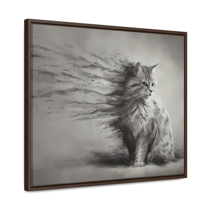 Ephemeral Whiskers - Gallery Canvas Wraps, Horizontal Frame