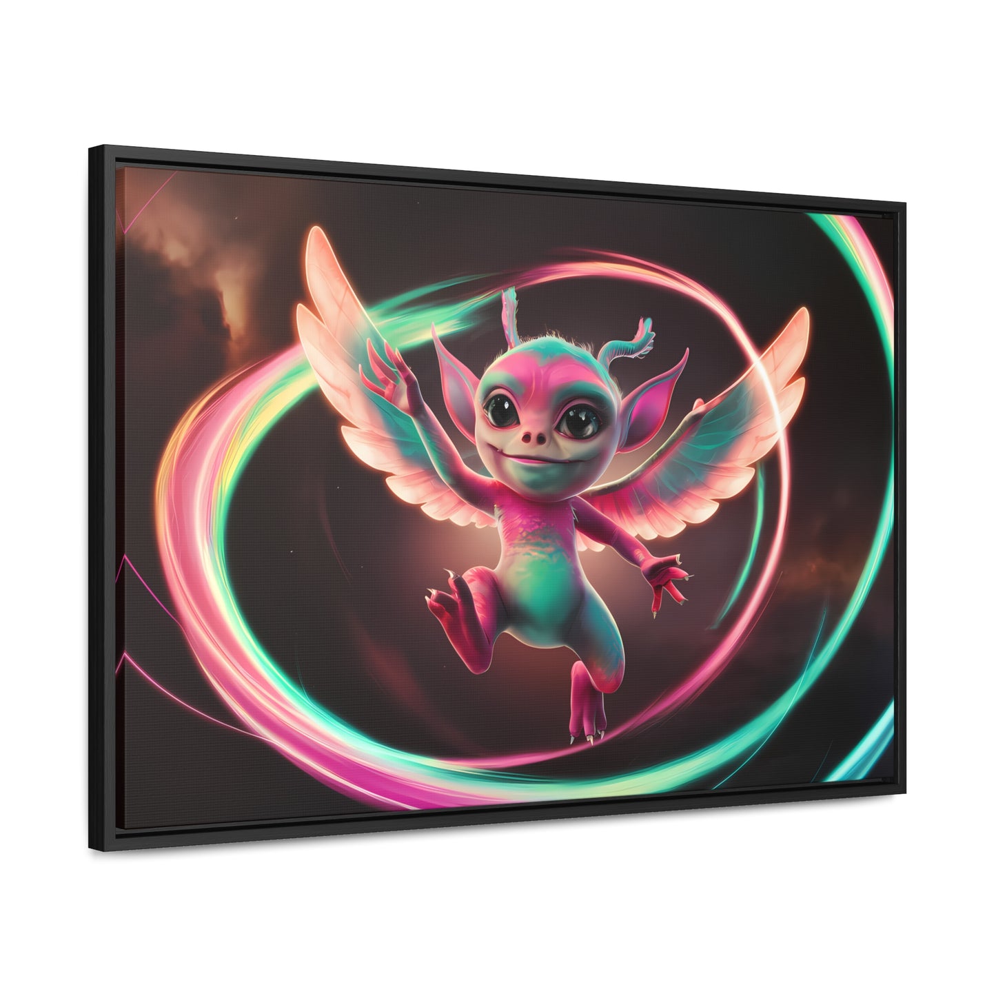 Wings of Radiant Joy - Gallery Canvas Wraps, Horizontal Frame