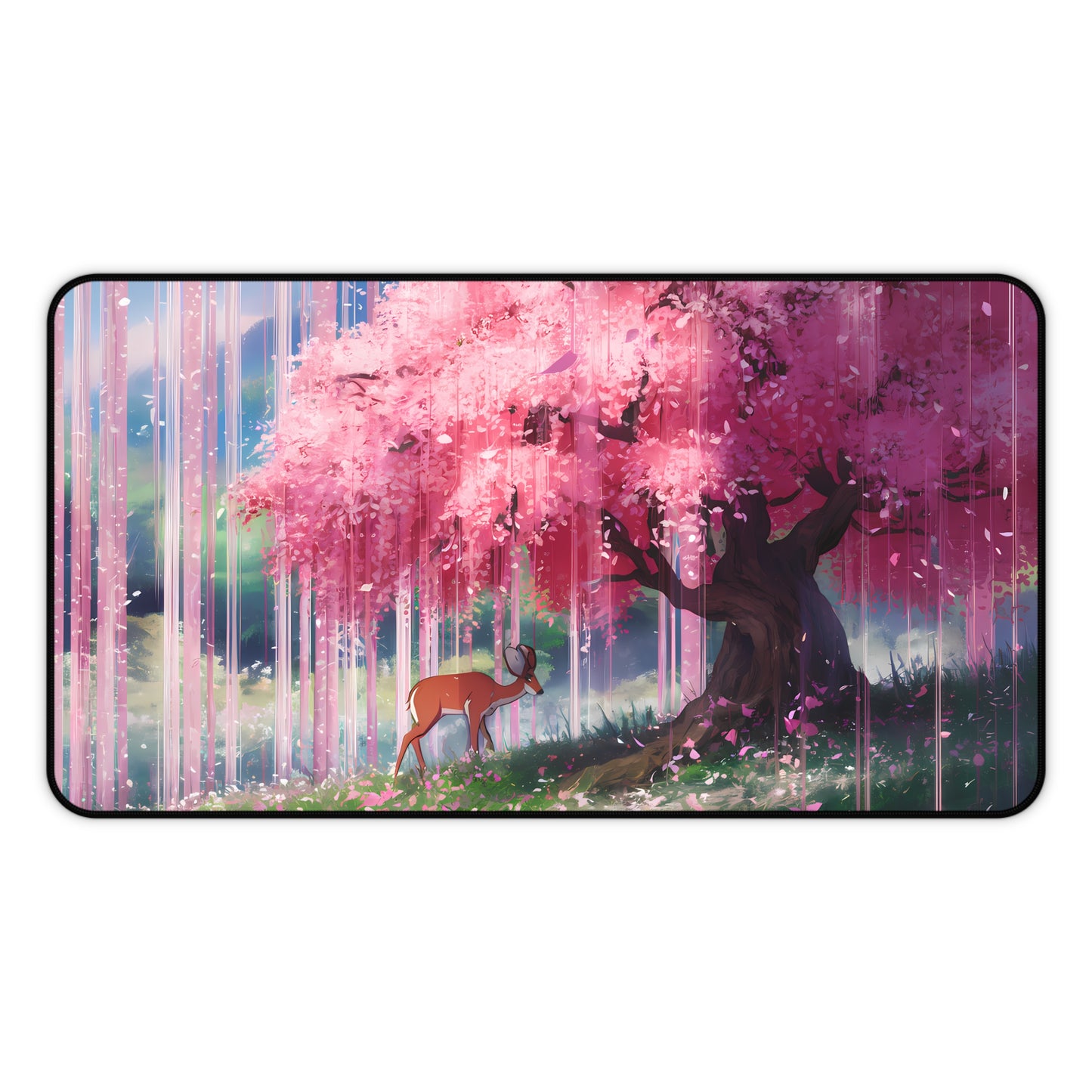 Whispers of the Sakura Forest - Desk Mat