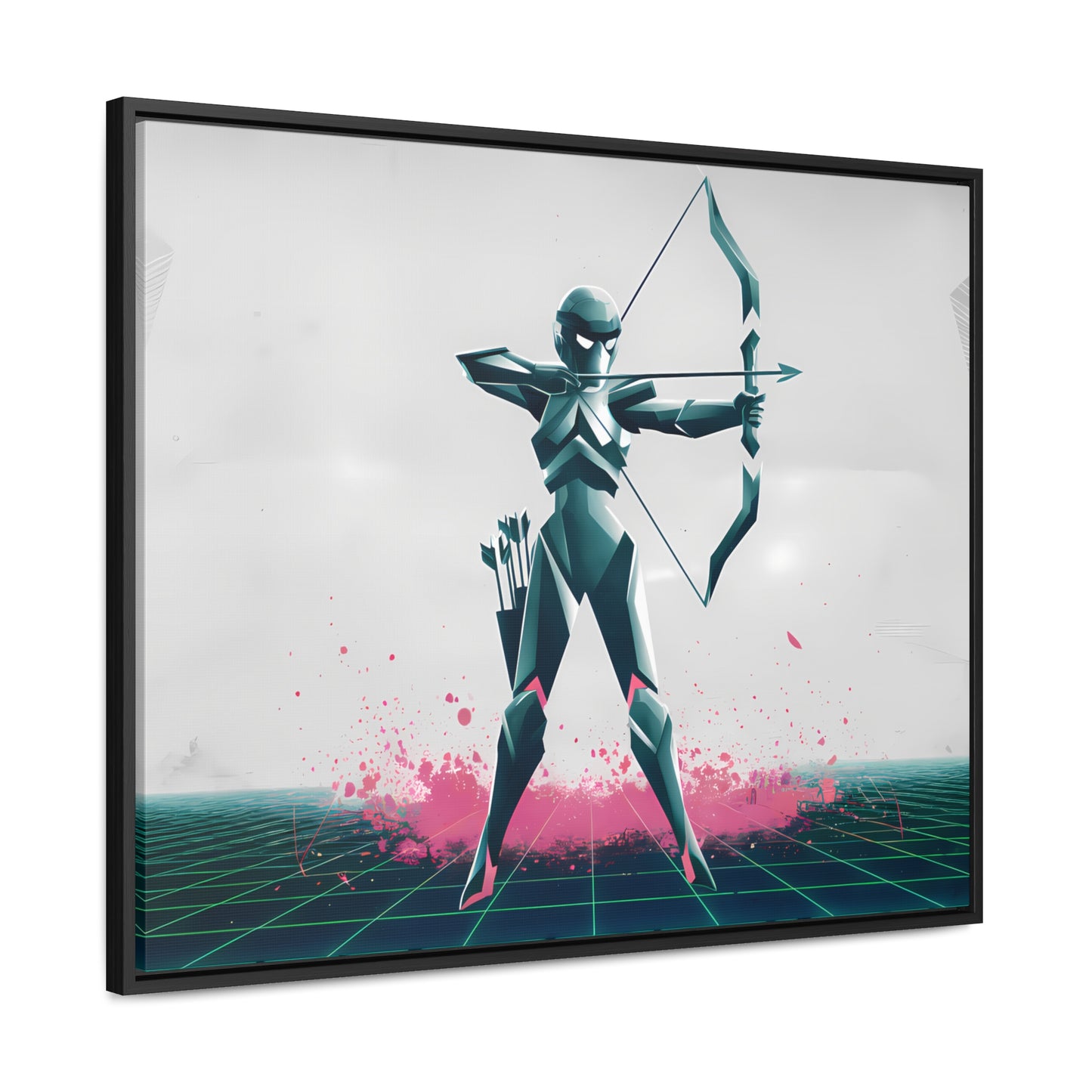 Digital Sentinel - Gallery Canvas Wraps, Horizontal Frame