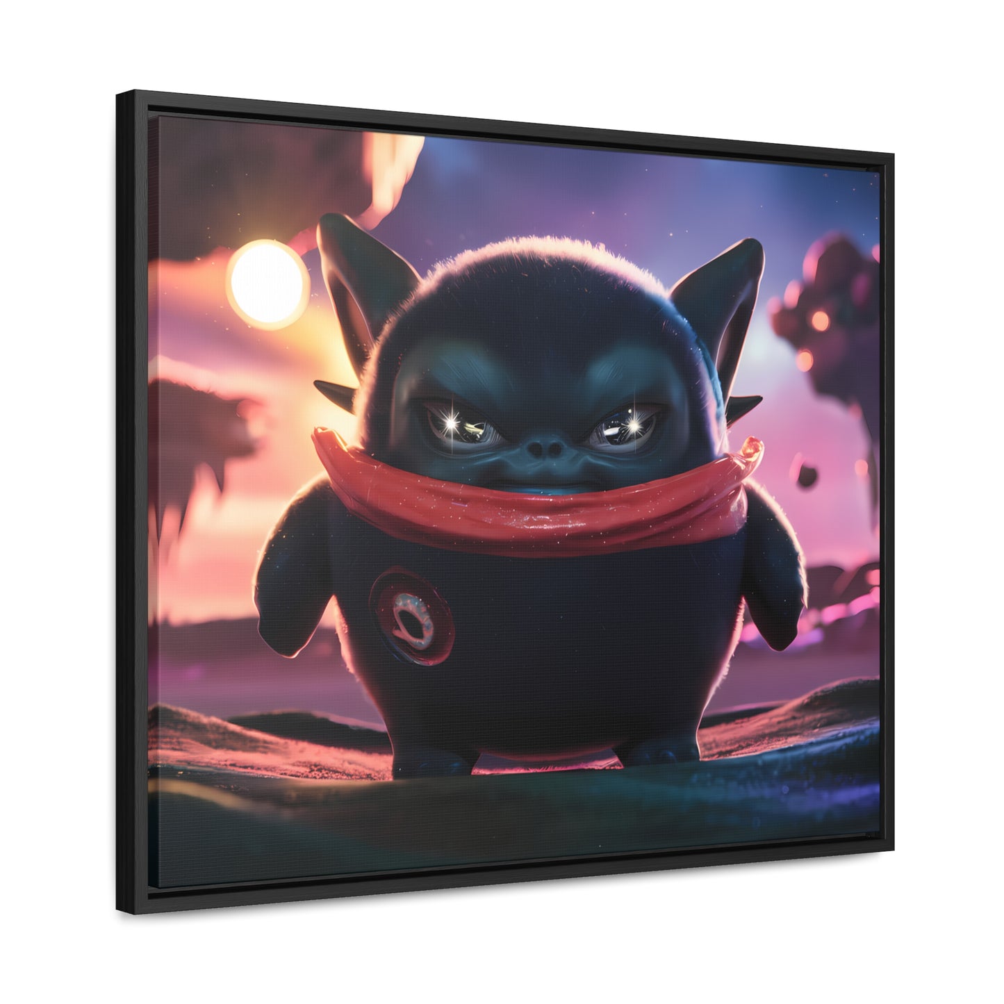 "Guardian of the Floating Isles" - Gallery Canvas Wraps, Horizontal Frame