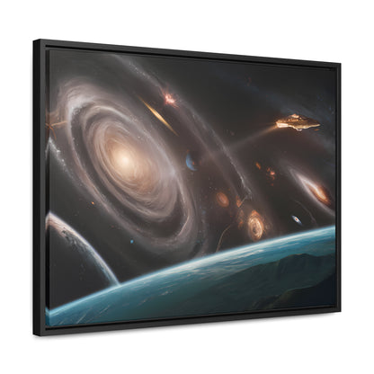 Galactic Odyssey - Gallery Canvas Wraps, Horizontal Frame