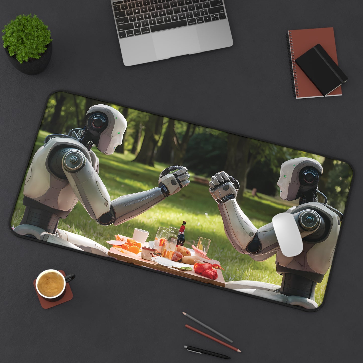 Robo Picknick - Desk Mat