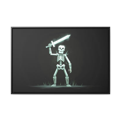 Rise of the Skeleton Warrior - Gallery Canvas Wraps, Horizontal Frame