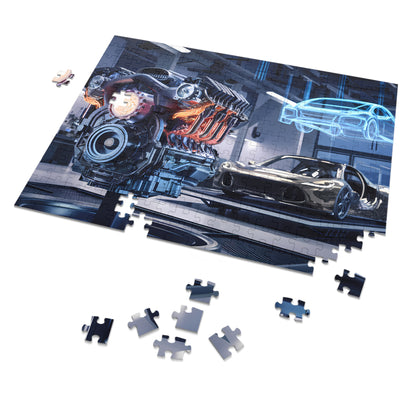 Fusion of Innovation: The Future of Automotive Engineering - Jigsaw Puzzle (30, 110, 252, 500,1000-Piece)