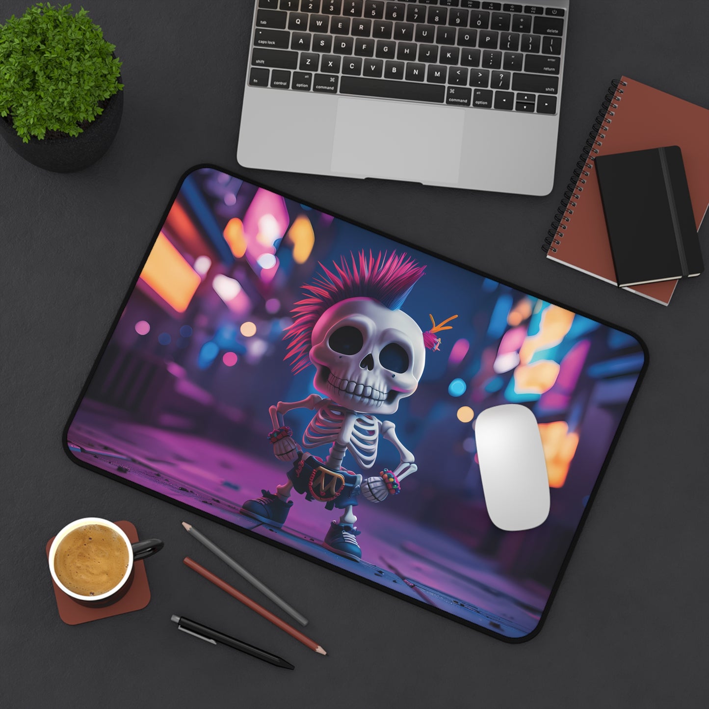 Cute Skeleton - Desk Mat