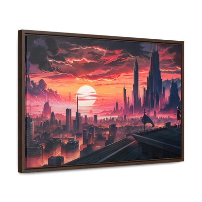 City of the Last Dawn - Gallery Canvas Wraps, Horizontal Frame