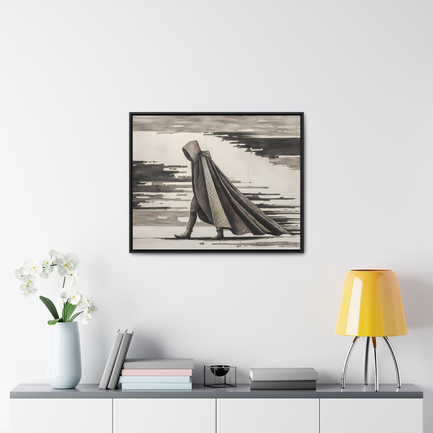 Wanderer of Shadows - Gallery Canvas Wraps, Horizontal Frame